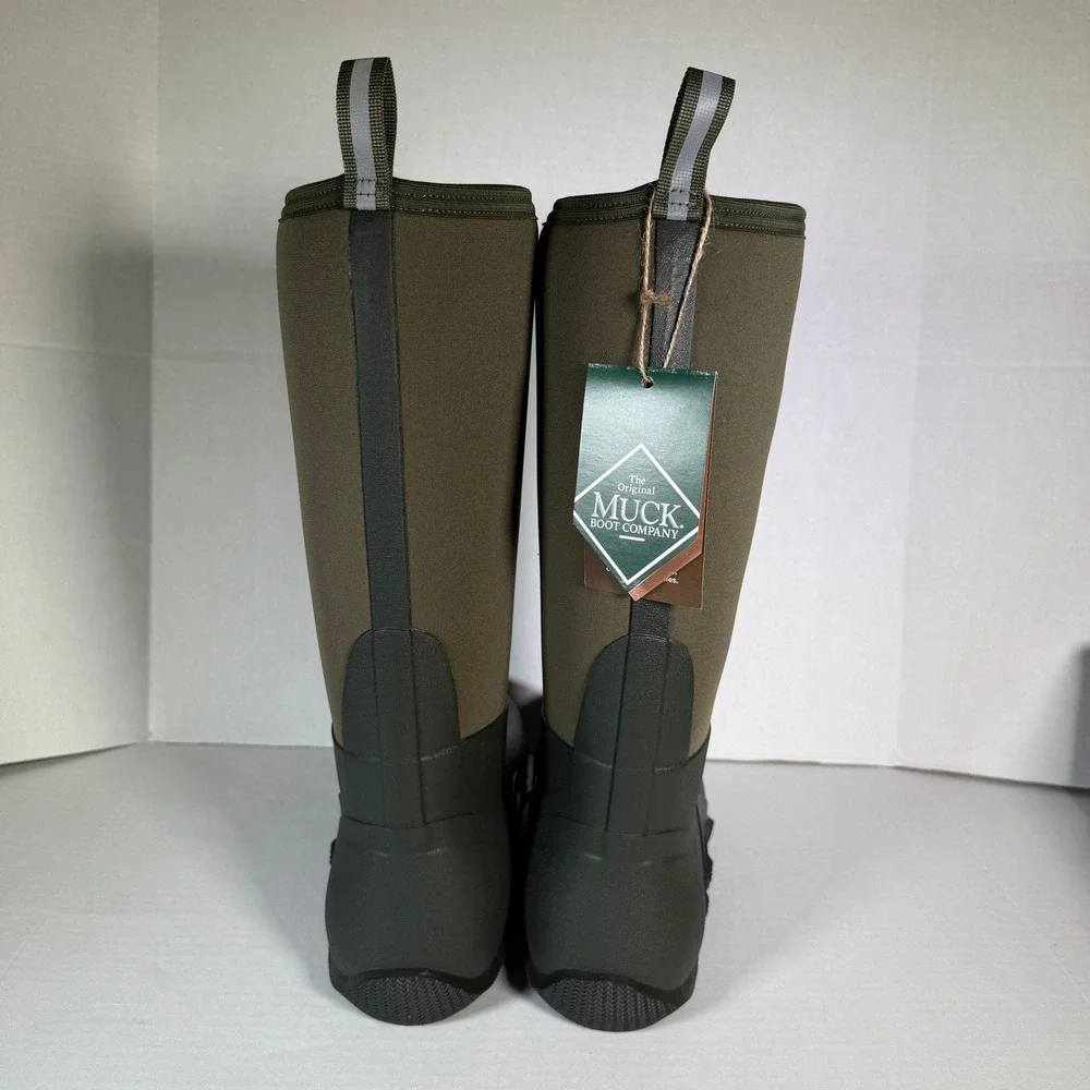 Muck Boot Edgewater Original Mens 14 Moss Black Waterproof Neoprene EWH333T